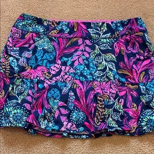 Lilly Pulitzer Hot Pink Luxletic Activewear Skirt